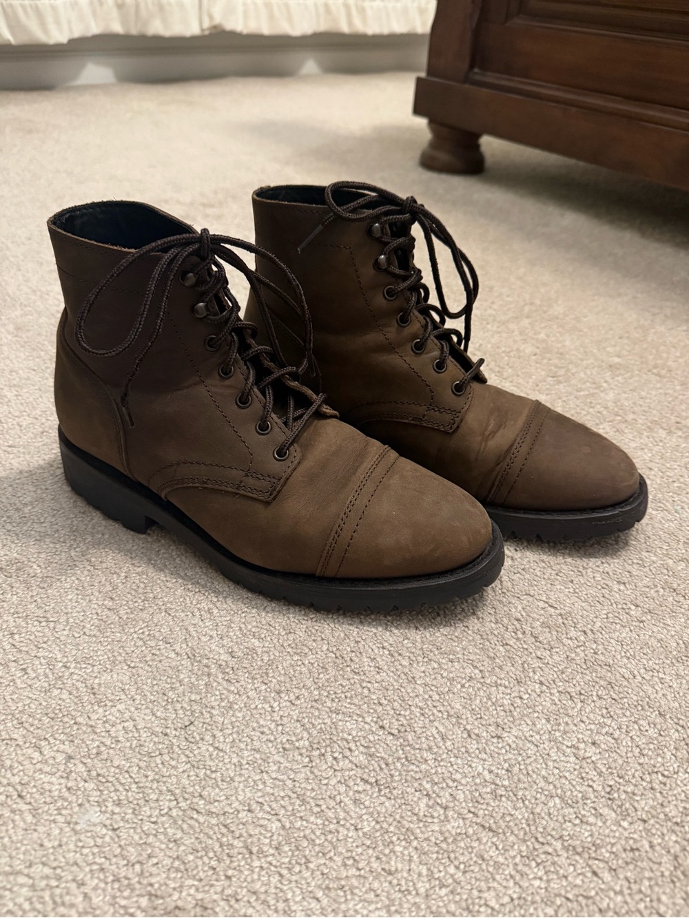 Thursday Captain Storm king tobacco brown leather men’s boots
